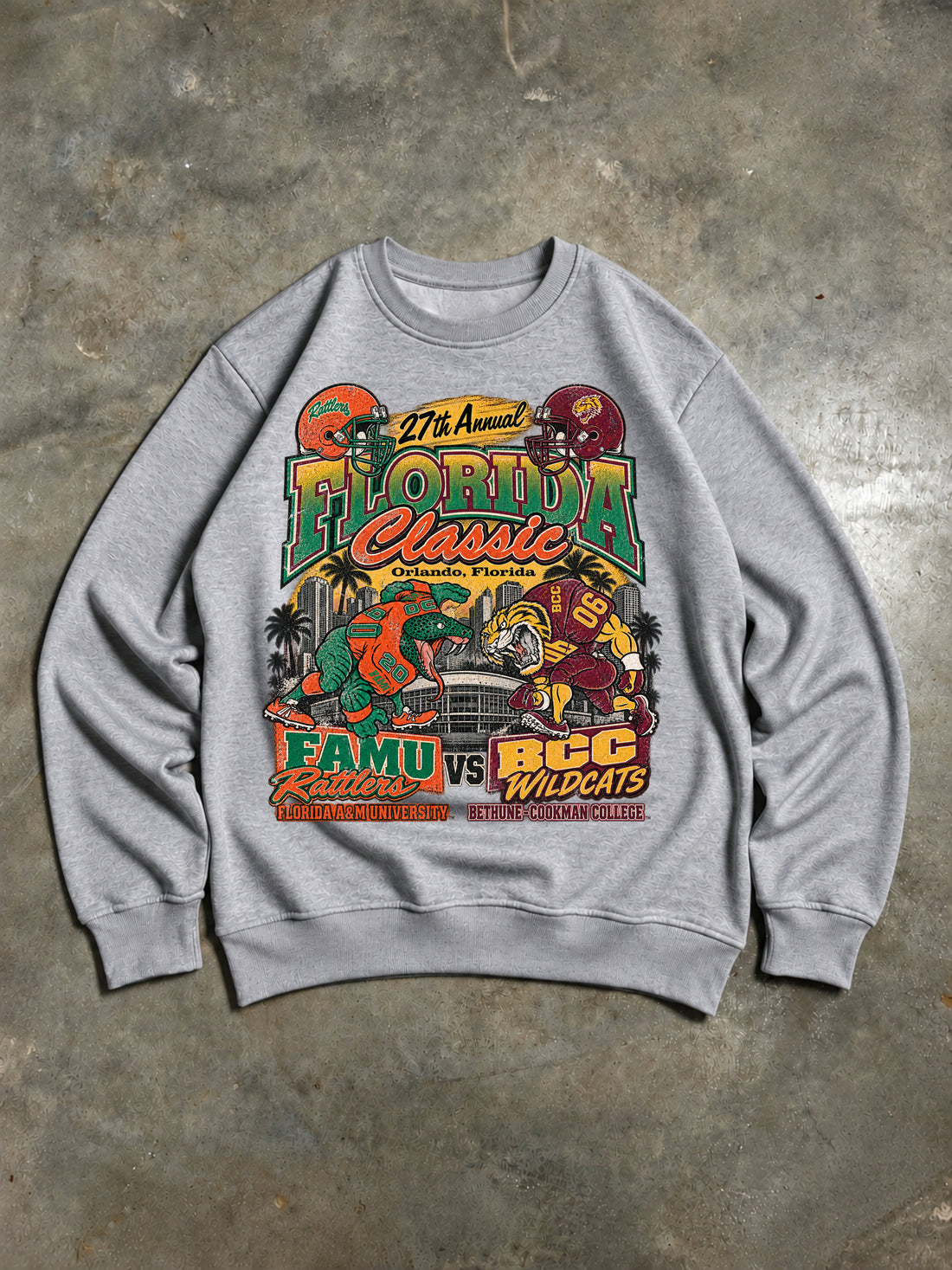 Sweat Florida Classic FAMU Rattlers vs BCC Wildcats Gris