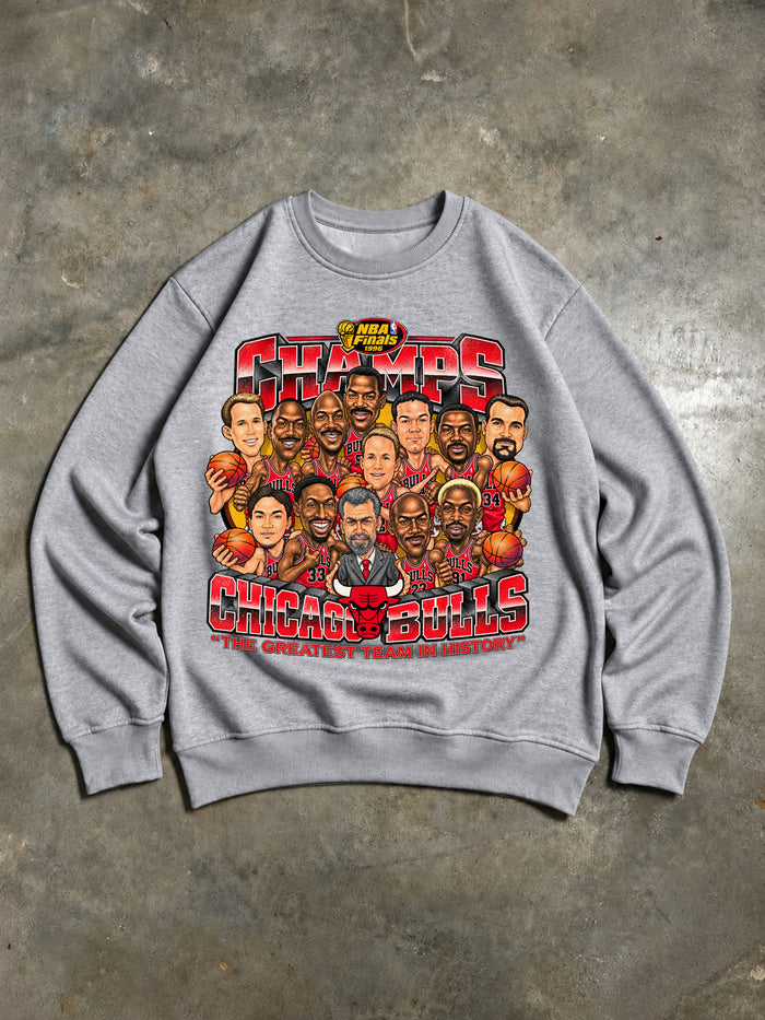 Sweat Chicago Bulls Champions 1996 Gris