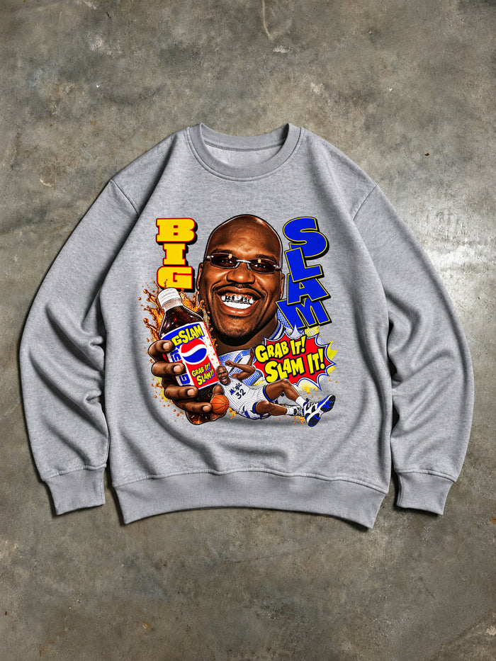 Sudadera Shaq 32 Big Slam Gris