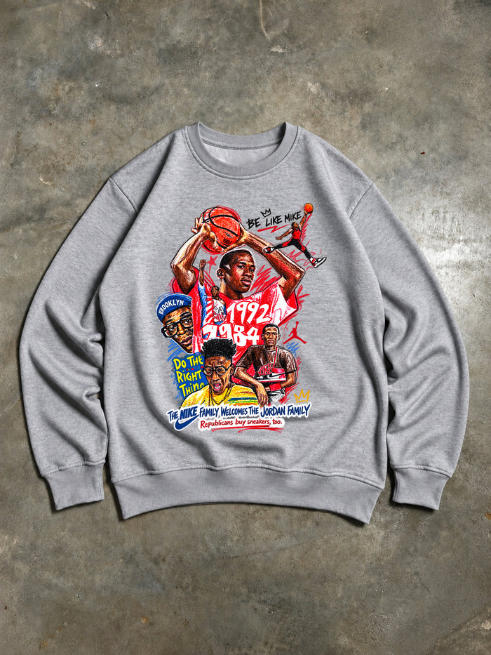 Sudadera MJ 23 Be Like Mike 1992 Gris