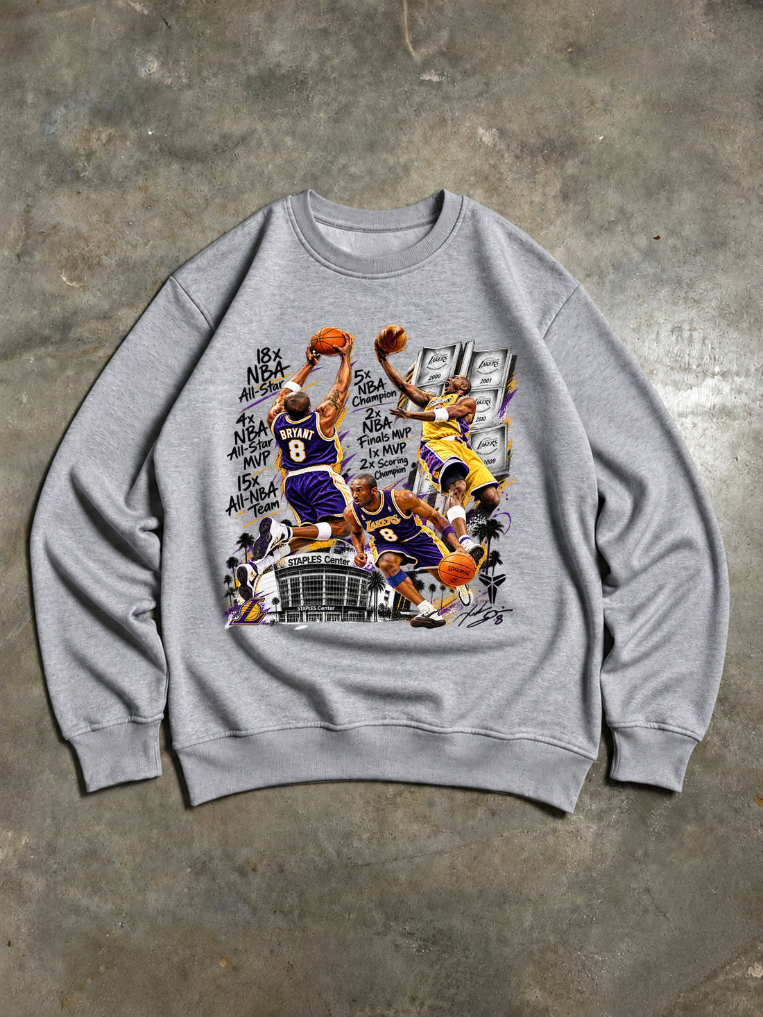 Sweat KB 8 Los Angeles Lakers Gris