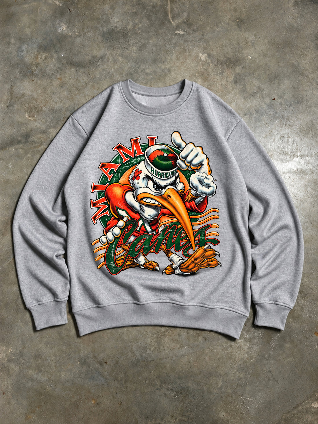 Sweat Miami Hurricanes Gris