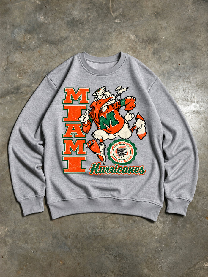 Sweat Miami Hurricanes Gris