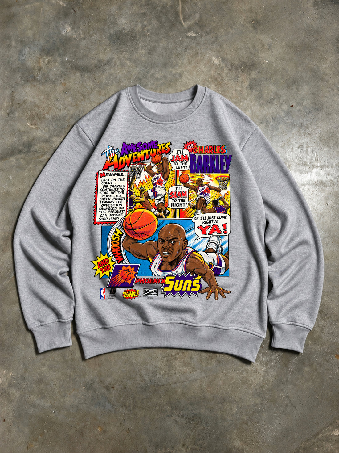 Sudadera The Awesome Adventures Phoenix Suns Gris